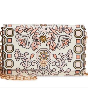 Tory Burch Hicks Garden Party Chain Wallet